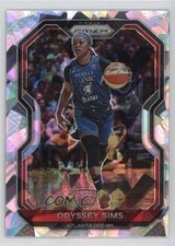 2021 Panini Prizm WNBA Ice Prizm Odyssey Sims #80 1dl2