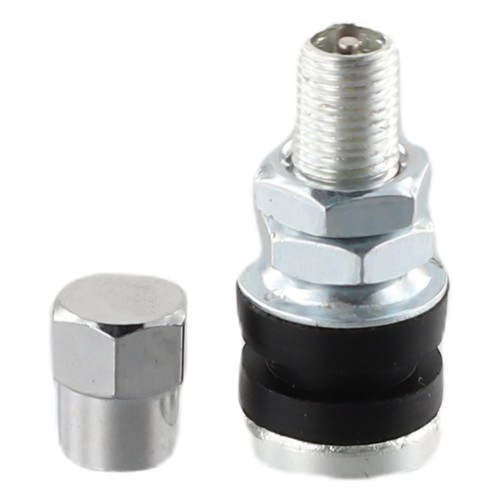 Upgrade Your Tires with 2pcs Short Size Vacuum Tire Valve Stems Silver - Picture 12 of 14