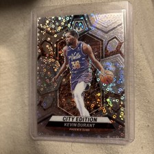 2023-24 Mosaic Kevin Durant #286 City Edition Silver Fast Break Mosaic Disco