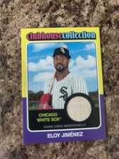 2024 Topps Heritage Eloy Jimenez Clubhouse Collection Relic Chi White Sox CCR-EJ