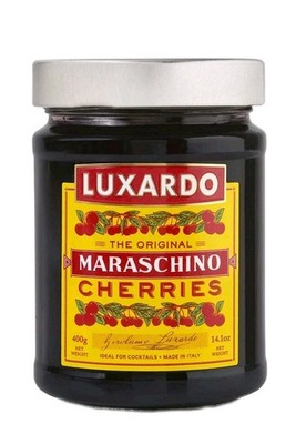 Luxardo The Original Maraschino Cherries Ideal for Cocktails&Desserts 14.1 oz.