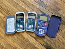 Texas Instruments Lot 3 - BLUE TI-73, TI-34 x2 Explorer Graphing Calculator