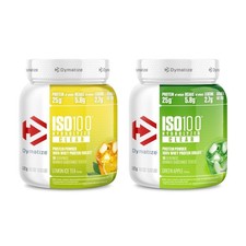 DYMATIZE 2er-Set ISO 100 Hydrolyzed Clear Whey Protein Lemon & Green Apple