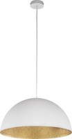 HäNgeleuchte Weiß Gold GläNzend Rund Wohnzimmer Esszimmer Elegant Pendellampe