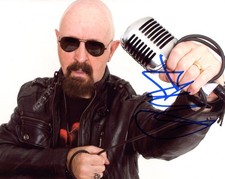 Rob Halford JUDAS PRIEST autograph, In-Person signed photo