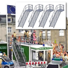 Busch 7758 - H0 Mini-Set Metalltreppen - Neu