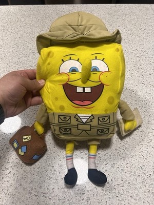 Nickelodeon 2010- SpongeBob SquarePants 40cm- Nanco- Plush Toy- With Map & Case