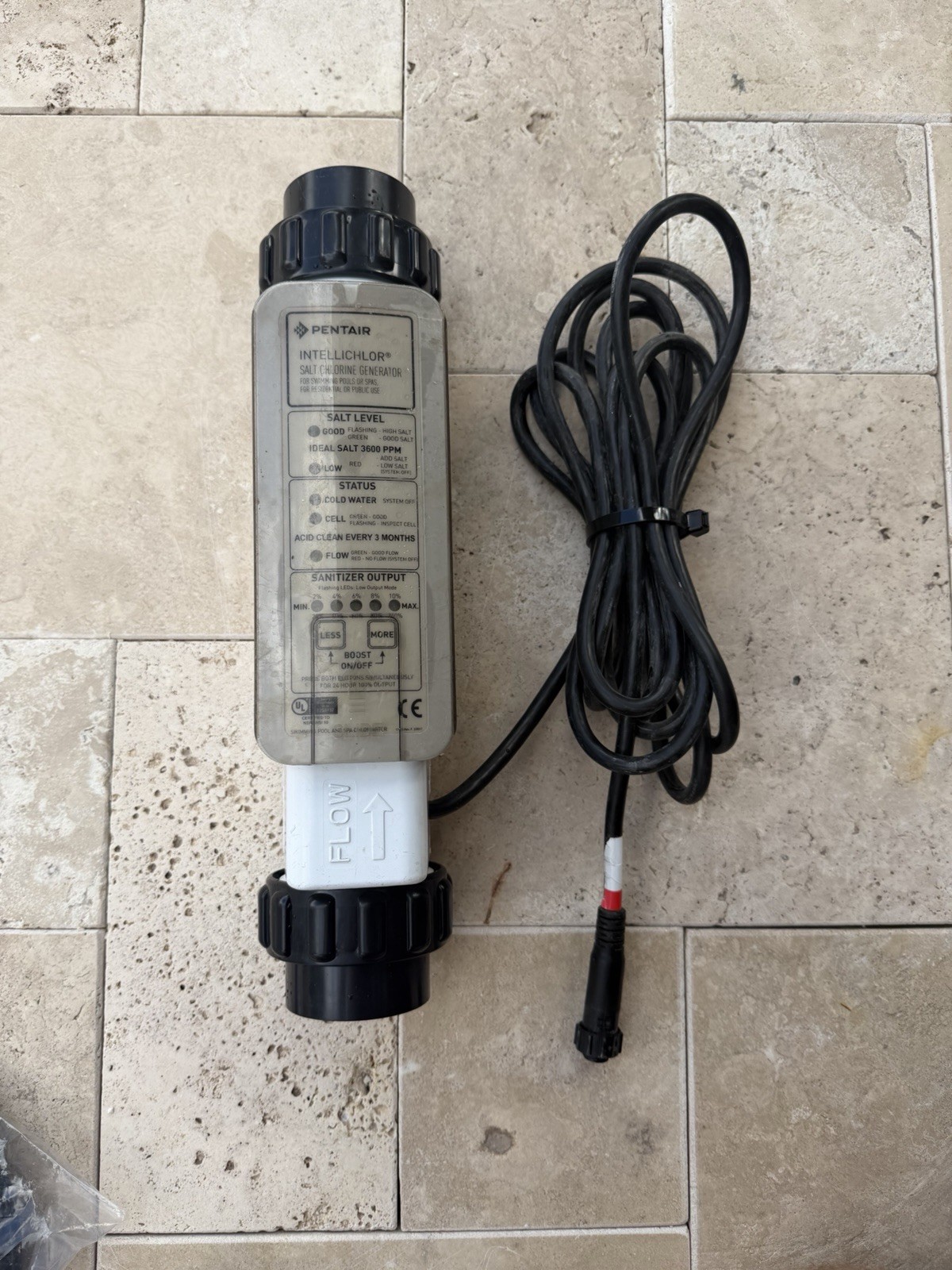 Salt Labble Pentair ic40 520555 Salt Cell Tested Working 80%+ Life Remaining | eBay