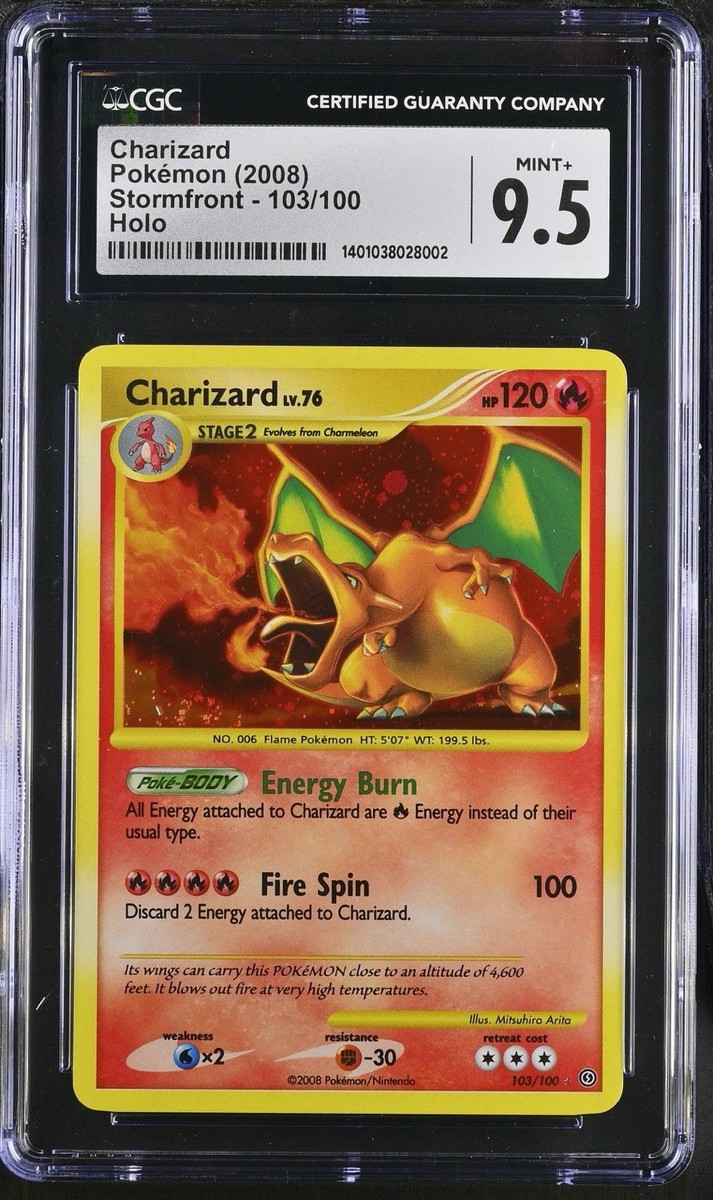 charizard pokemon card 2008 092/092 LV.76 Stormfront Holo EX 1237- TCG Japanese Package quantity Collecting (Almost) Every Base Set