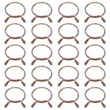 20Pcs 31mm ID 34.5mm OD Fuel Line Hose Clips 65Mn Spring Clips Clamps Gold