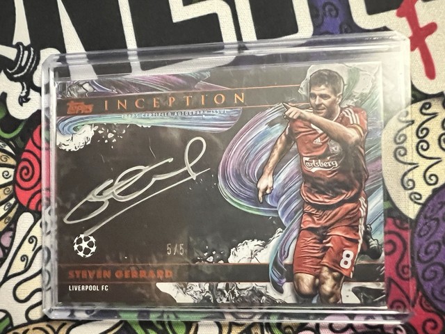 Topps 2025-26 Inception UEFA Club Competitions Steven Gerrard SSAL-SG Red /5