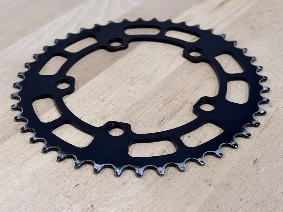 OLDSCHOOL SUPER DURALUMIN 44t CHAINRING OG BLACK NICE BMX