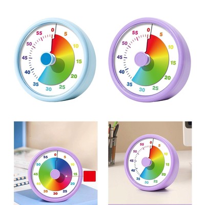 60 Minuten Visual Timer Wecker, Lernaufgaben Erinnerung, geräuschlose Uhr zum