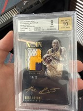 2014-15 Panini Noir  Kobe Bryant Autograph Materials Prime Color /25 BGS 8 10🔥 