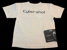 Vintage Sony Cybershot Digital Camera Wraparound Shirt Size XL READ