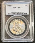 1952-S Silver Franklin Half Dollar PCGS MS65