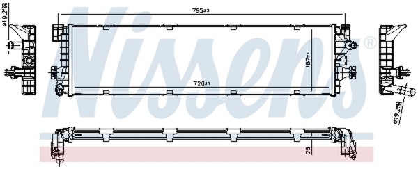 Nissens MotorküHler WasserküHler 607327 FüR Ford Focus 4 Turnier HP HN HM-image