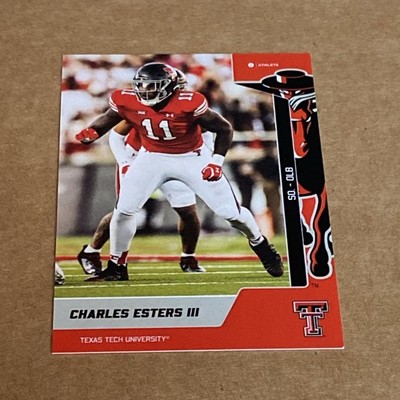 2023 ONIT Texas Tech Red Raiders FOOTBALL card CHARLES ESTERS III
