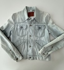 Vintage Ralph lauren double RL Light Denim Jacket. XSmall