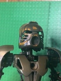 LEGO Bionicle Shadow Toa Nuva Infected Makuta 8534 Black Kanohi Hau Custom  Moc