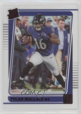 2021 Panini Clearly Donruss Rated Rookie Red 49/49 Tylan Wallace #74 n0c