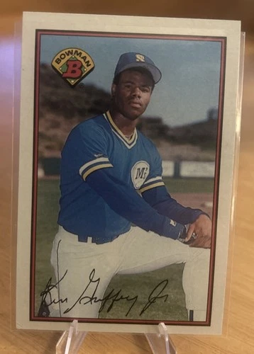 1989 Bowman KEN GRIFFEY JR Rookie RC Card #220 Seattle Mariners HOF