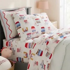 Full Patisserie Kids' Cotton Sheet Set - Pillowfort NEW