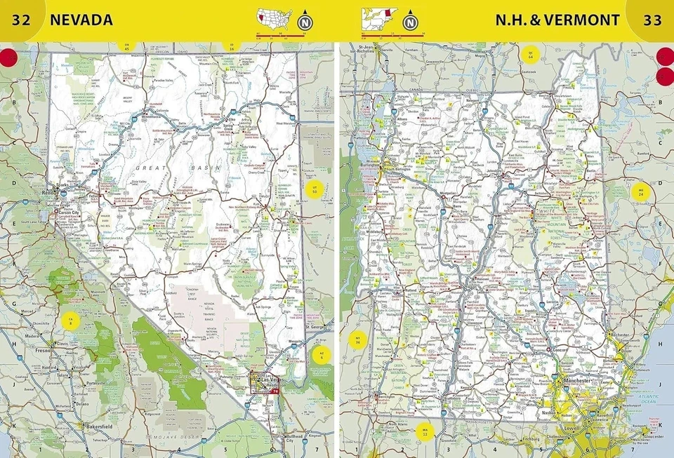 Rand Mcnally USA Road Atlas 2025 BEST Large Scale Travel Maps United States NEWW - Image 3 of 3