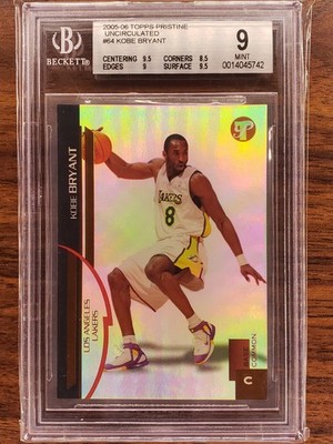 2005-06 Kobe Bryant /325 Uncirculated #64 BGS 9 MINT Topps