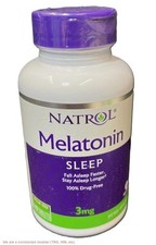 Natrol Melatonin, 3 mg, 240 Tablets EXP 5/26 