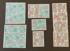  2572 SNOWFLAKES  MITTENS SCRAPBOOK PAGE MAT SET JUNK JOURNAL EPHEMERA - TONYA