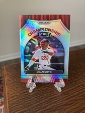 2022 Panini Championship Stage Silver Prizm #7 Juan Soto SP Insert NYY HOF?