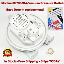 MODINE 5H75030-4 Vacuum Pressure Switch WGH Garage Heater - SHIPS TODAY!