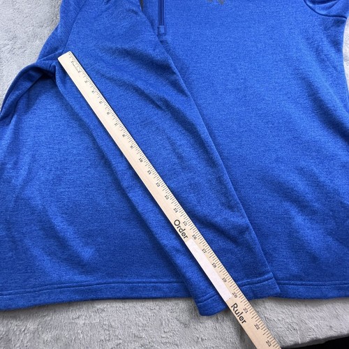 Callaway Golf Sweatshirt Men XXL Blue 1/4 Zip Lightweight Lined Pullover Pockets - Picture 9 of 12