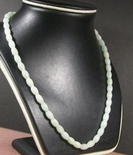 Light Green 100 Natural A JADE Jadeite Bead beads Necklace 20 inches 389564