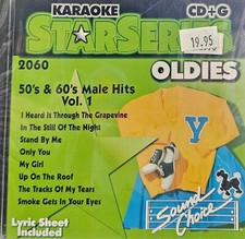 SC2060 50'S 60'S    SOUND CHOICE KARAOKE CDG   LOT WA