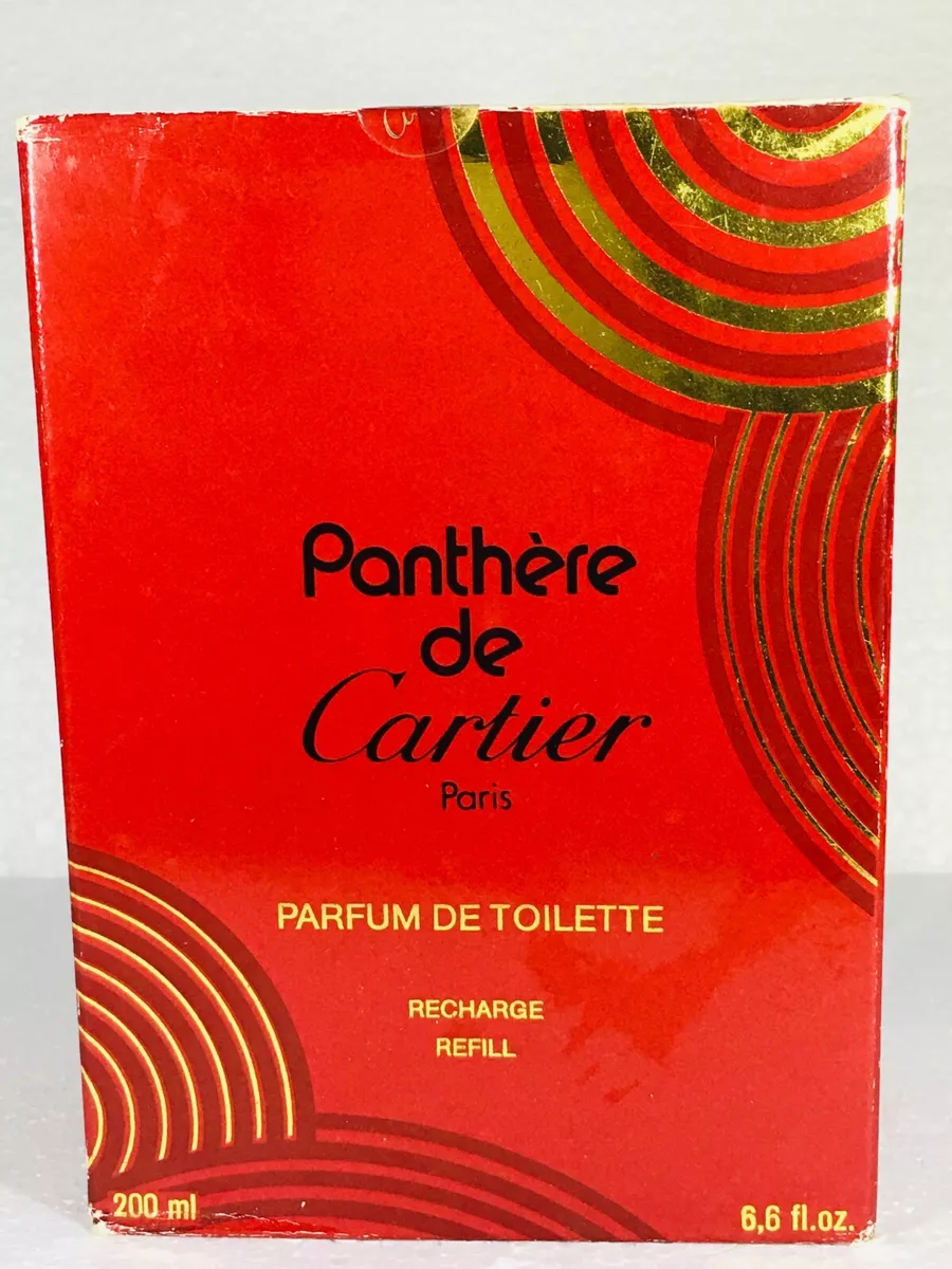 Panthere de Cartier Parfum de Toilette Splash 200ml New in Factory Rare Refill