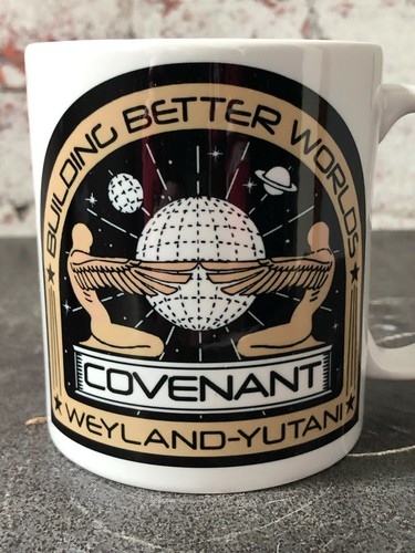 Alien Covenant Movie Patch Xenomorph Facehugger Nostromo Weyland Yutani Gift Mug - Picture 4 of 9