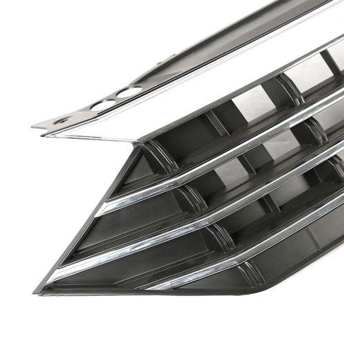 Front Bumper Upper Grille Grill W/Chrome Trim For 2019 2020 VW Volkswagen Jetta - Picture 12 of 15