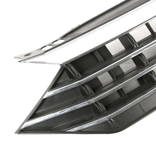 Front Bumper Upper Grille Grill W/Chrome Trim For 2019 2020 Volkswagen Jetta MK7 - Picture 9 of 12