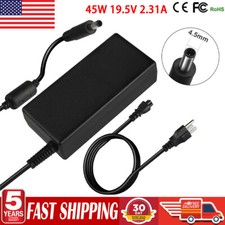 45W 19.5V 2.31A 4.5 3.0mm AC Charger Power Cord for Dell Laptop Adapter 0KXTTW
