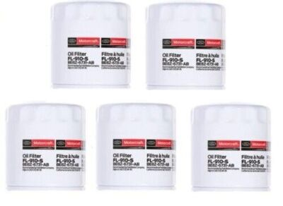 #ad 5 New Genuine Motorcraft Professional Engine Oil Filter FL 910S BE8Z 6731 AB $43.74
