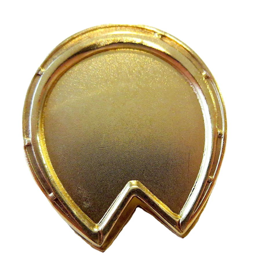 HERRADURA ESTERLINA DORADA CLIP DE PAPEL Springload DE COLECCIÓN Foto 2 de 4