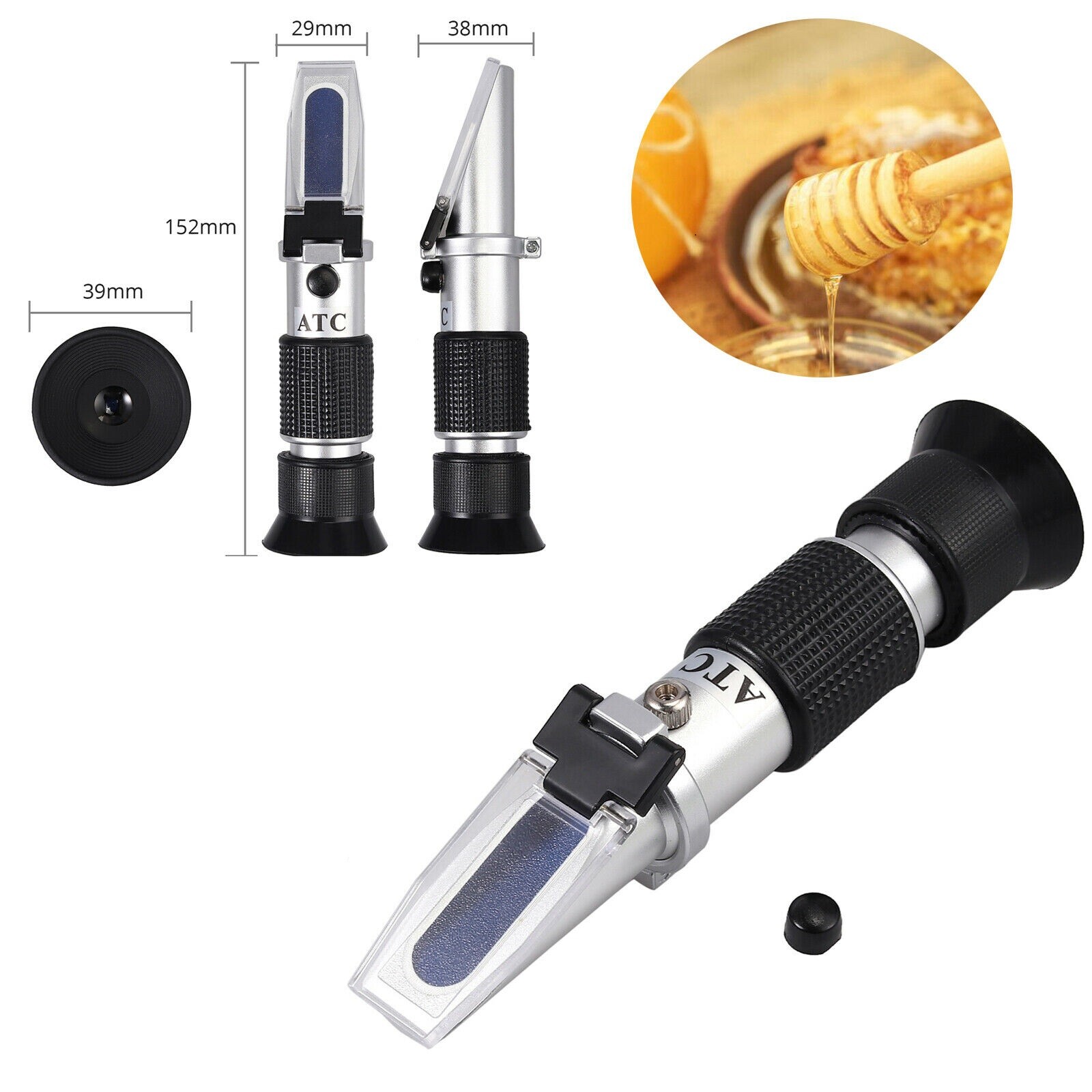 New Beekeeping Honey Refractometer High Measuring Range Brix tester 58%-90%