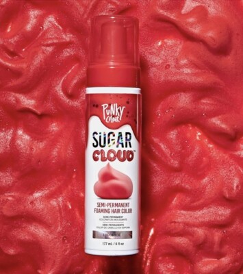 Punky Sugar Cloud, Semi-Permanent Foaming Hair Color, Licorice, 6