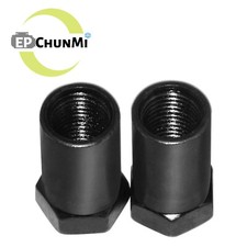 Tuercas de brazo basculante EPChunMi 2 piezas 7/16-20 .600"x1.125" bloqueo de polietileno para balancines