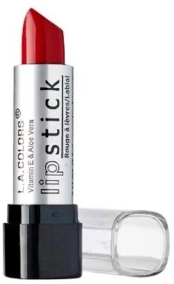 LA COLORS Lipstick w Vit E and Aloe LIPC300 JAZZY RED .11oz NEW! RARE! FREE SHIP