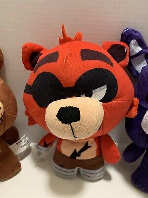 Five Night at Freddy's 10 Bear's Pizza Plush Brown Red Purple Freddy