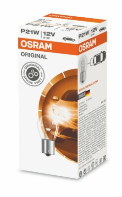 10x Genuine Osram Original 12v P21W (BA15s / 382) 21w Clear Bulbs [7506]