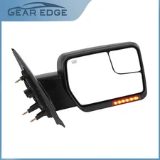 Passenger Side Power Heated Mirror for 2004- 2014 Ford F150 F-150 Puddle Signal